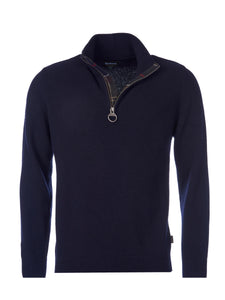 Barbour Mens Holden Half Zip in Navy