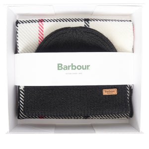 Barbour Ladies Pendle hat and scarf gift set